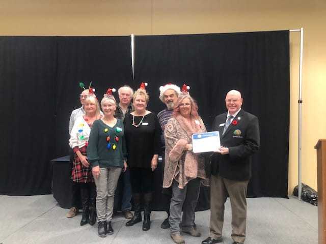 Receiving Good Neighbour Award